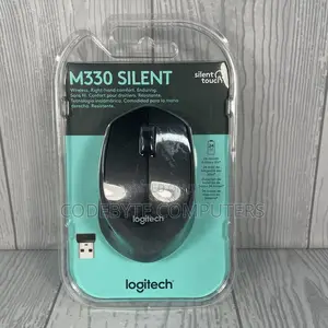 Logitech M330 Wireless Silent Mouse - Grey