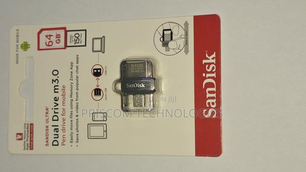 Sandisk OTG USB Flash Drive Flash Disk 8GB - thumbnail 2