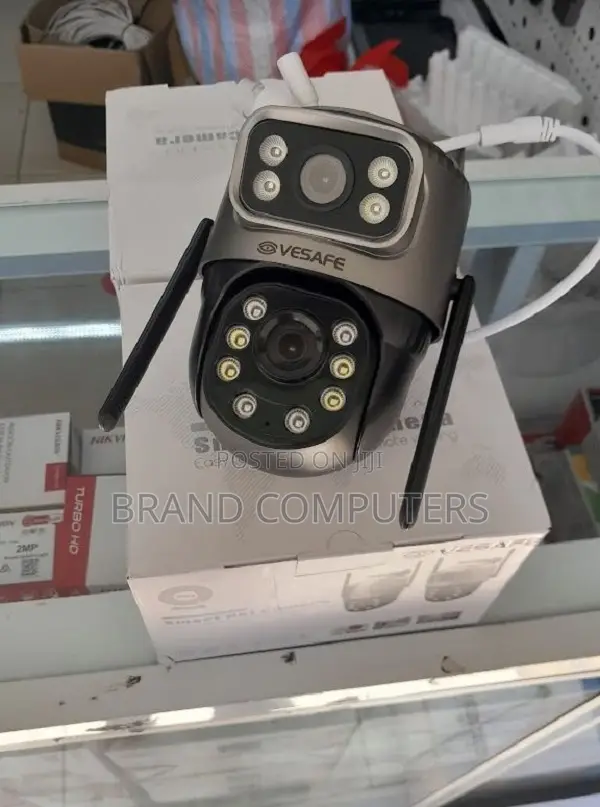 Dual Lens 2MP Wireless Indoor Camera With 360-Degree Auto Tr