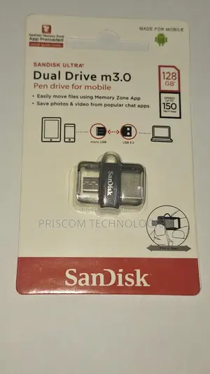 Sandisk Ultra Dual OTG Flash Drive Disk For Mobile 128GB