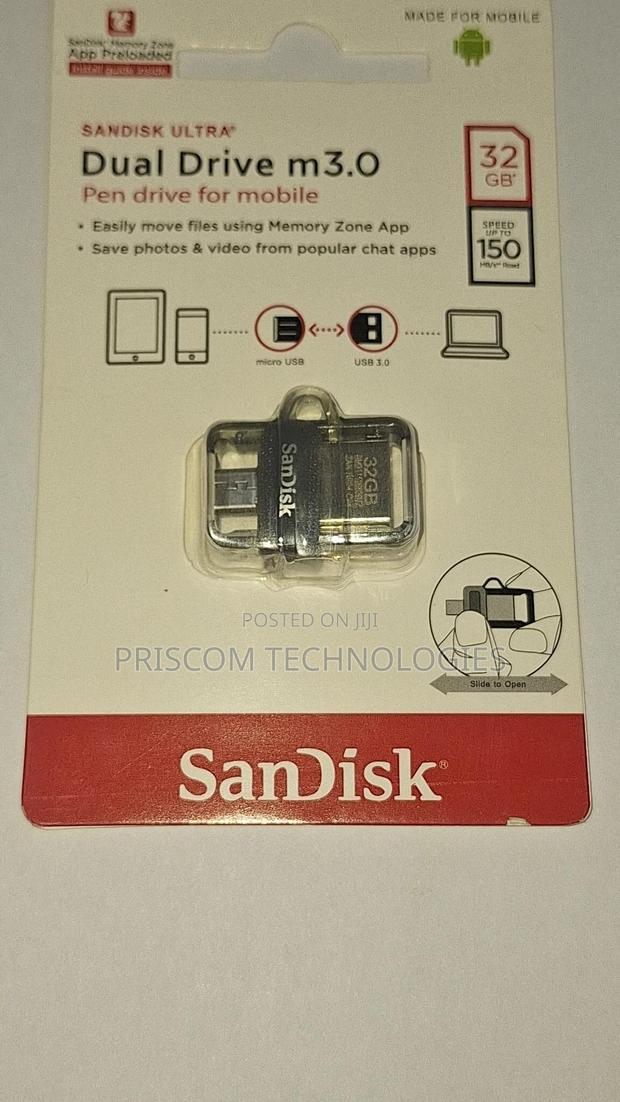 Sandisk OTG USB Flash Drive Flash Disk 32GB - main view