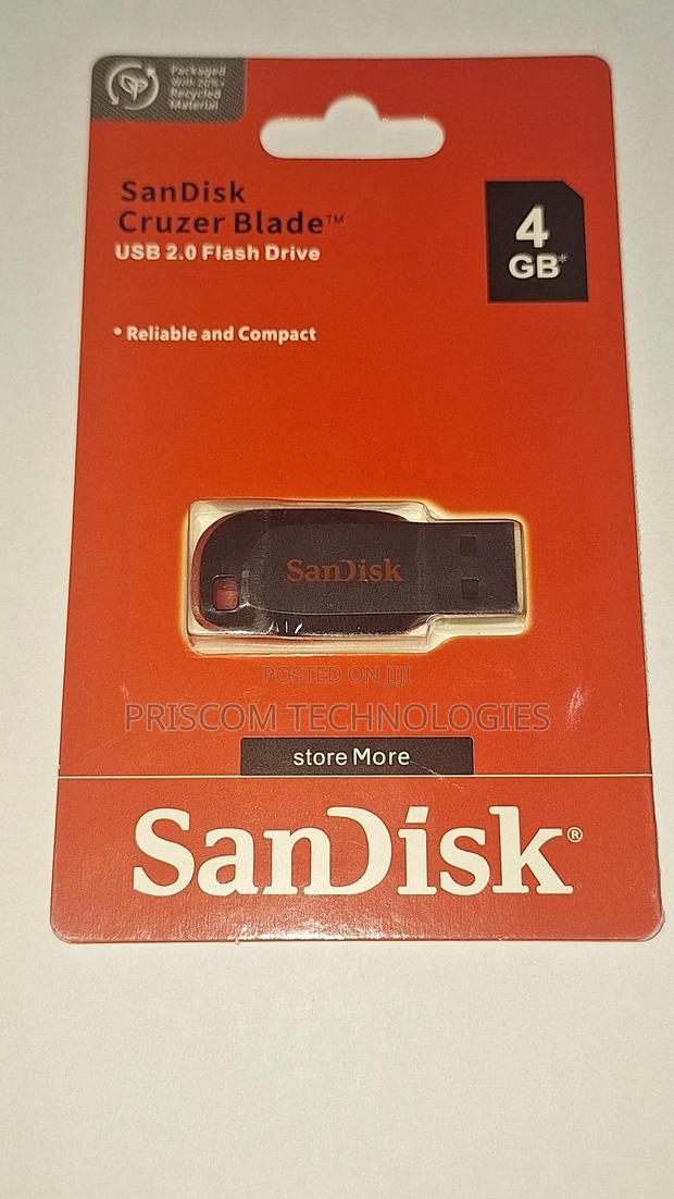 4GB Sandisk Cruzer Blade USB Flash Drive Flash Disk - main view