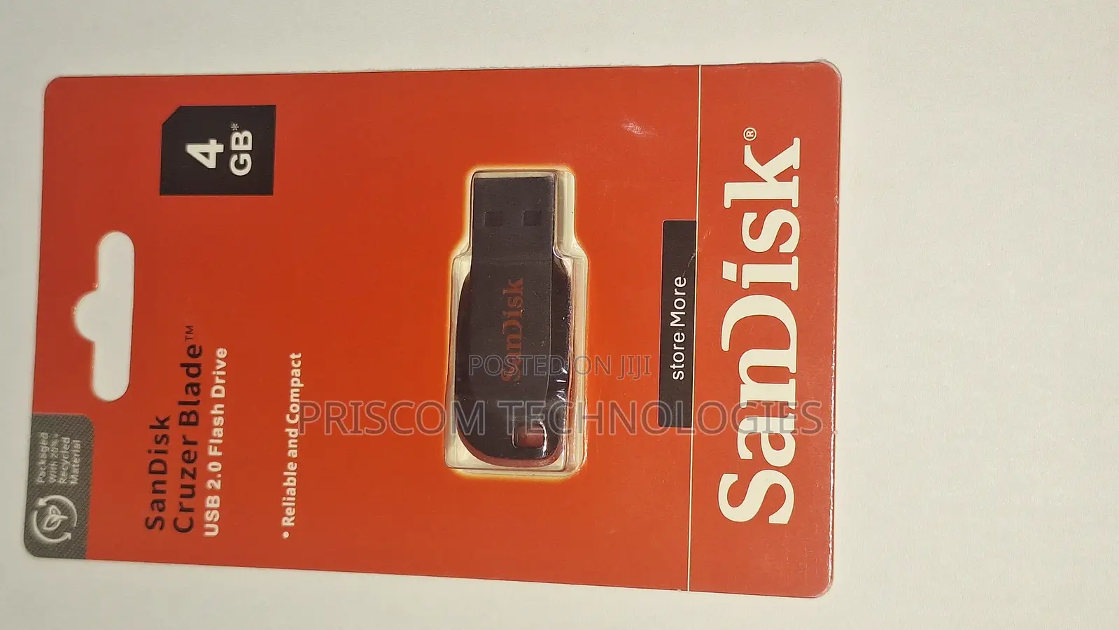 4GB Sandisk Cruzer Blade USB Flash Drive Flash Disk