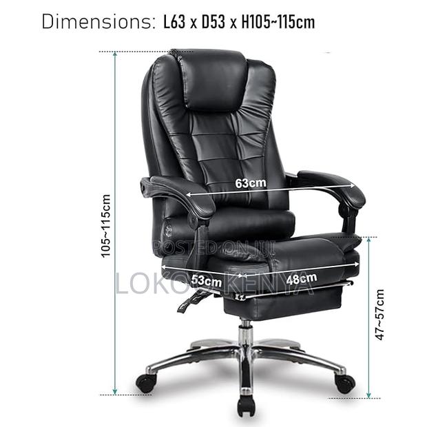 Office Chairs: Directors Reclining Executive Office Seat - thumbnail 2