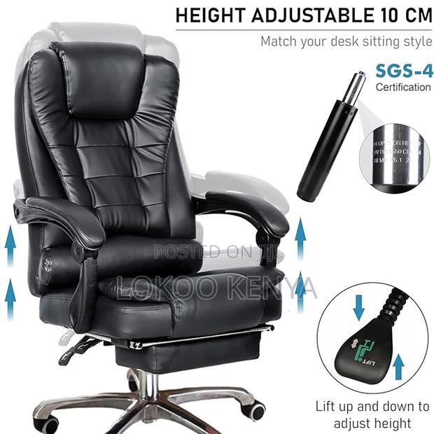 Office Chairs: Directors Reclining Executive Office Seat - thumbnail 6