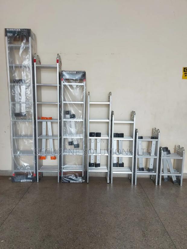 Scaffolding Heavy Duty Aluminium Multipurpose Ladder. - thumbnail 2