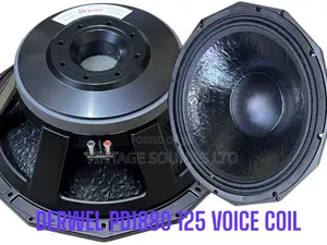 Derwel Pd1880 18” 127 Voice Coil Subwoofer ( Black )