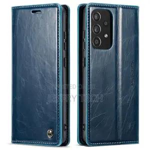Samsung Galaxy A33 5G Wallet Magnetic Case Blue