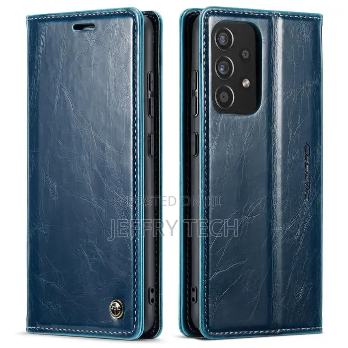 Samsung Galaxy A33 5G Wallet Magnetic Case Blue