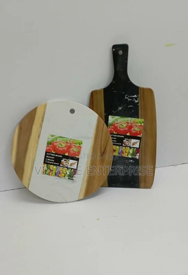 *Cutting Marble Board Stone+Acacia or Serving Tray*