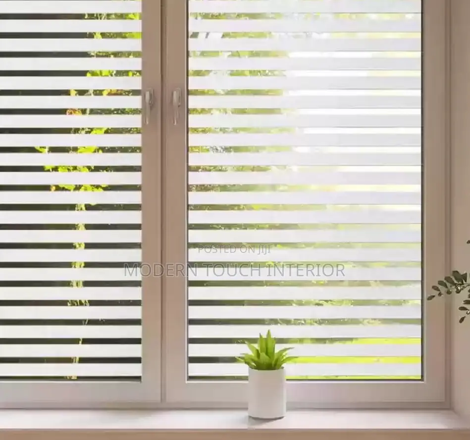Frosted Lines Window Film