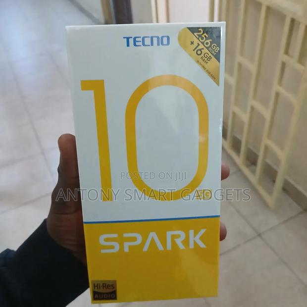 New Tecno Spark 10 5G 256 GB Black - thumbnail 2