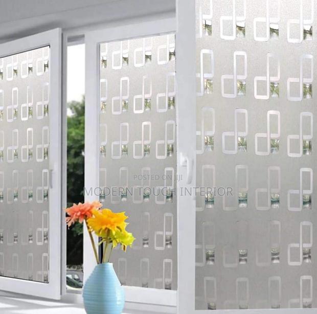 Privacy- Enhancing Frosted Window Films