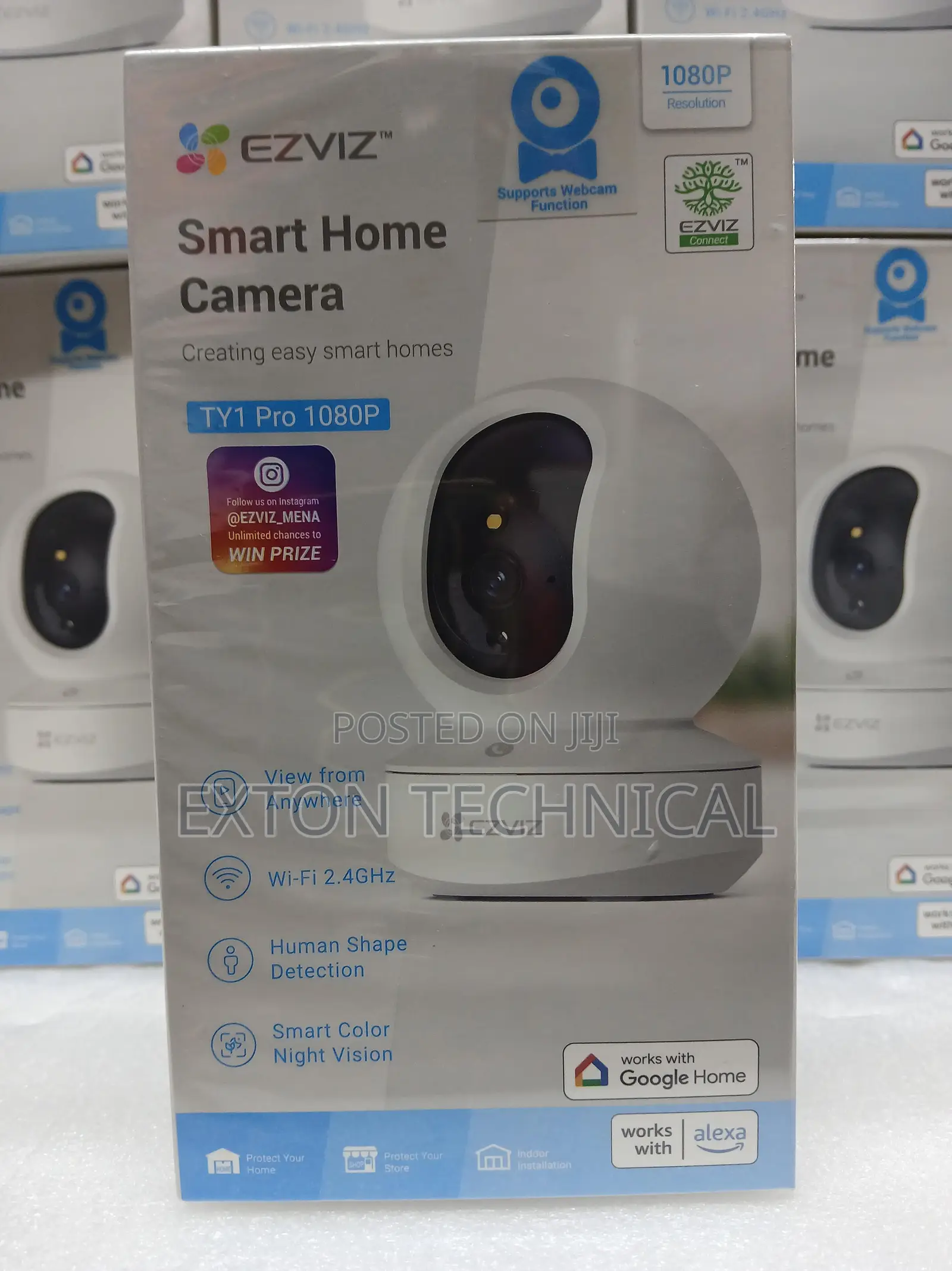 Ezviz TY1 Auto Zoom Tracking 2way Audio Wifi Smart Camera