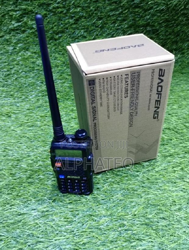Black Walkie Talkie Radio Calls Baofeng Uv5r