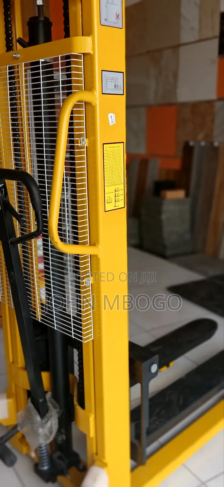Hydraulic Manual Stacker 1.6m, 2000kg
