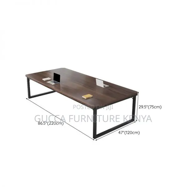 Conference Tables:2400mm Simple Wooden Top Conference Table