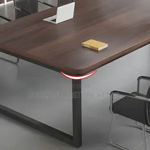 Conference Tables:2400mm Simple Wooden Top Conference Table