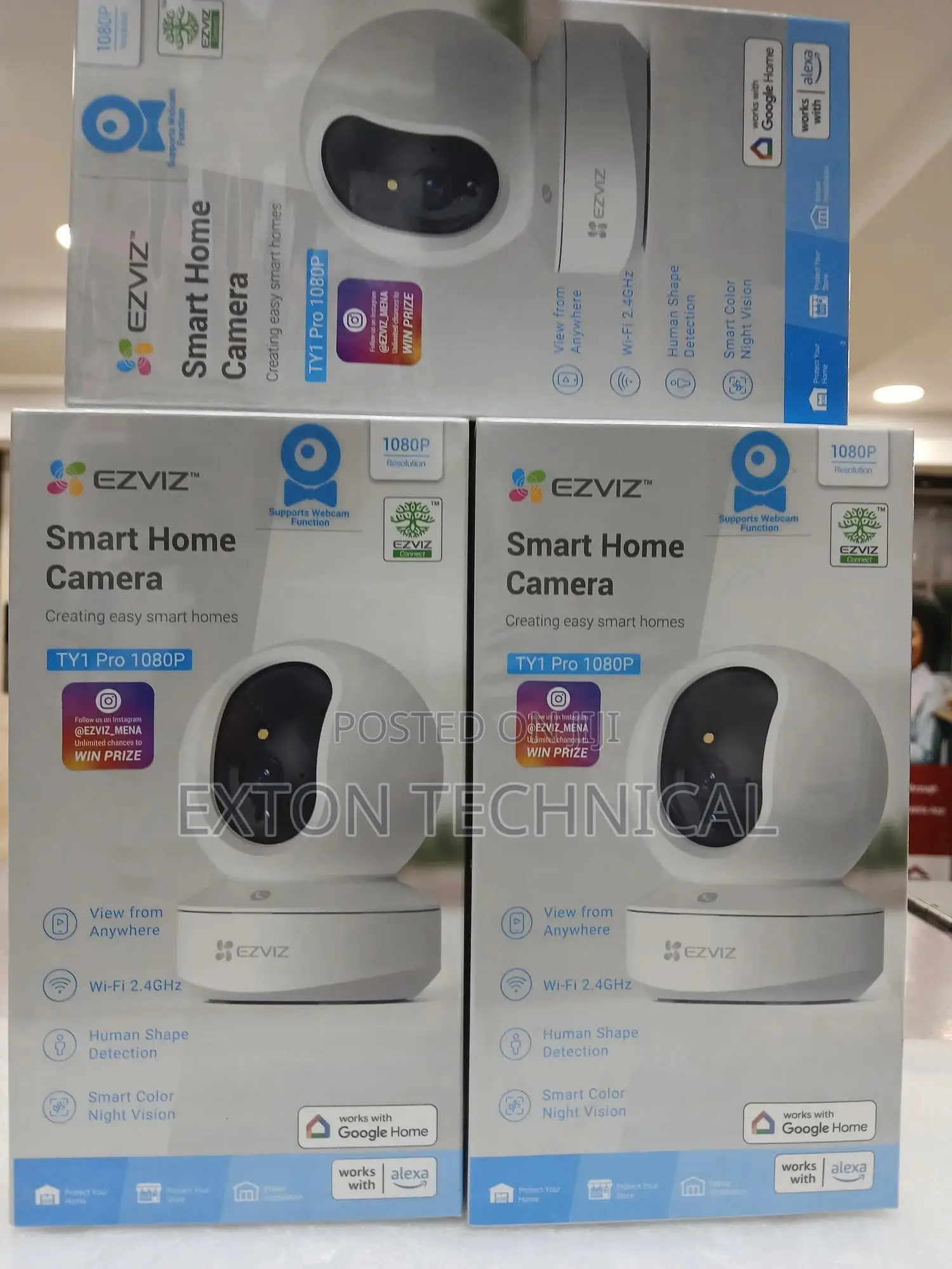 Ezviz TY1 Smart Indoor Camera With Motion Track 360degrees