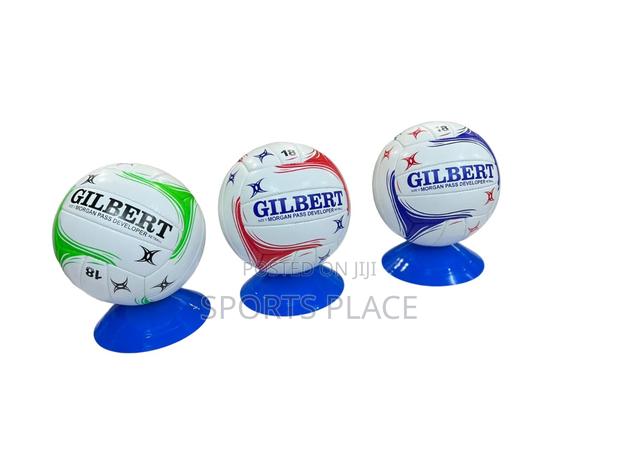 Gilbert Size 5 Netball 18 Panel Match Ball - main view
