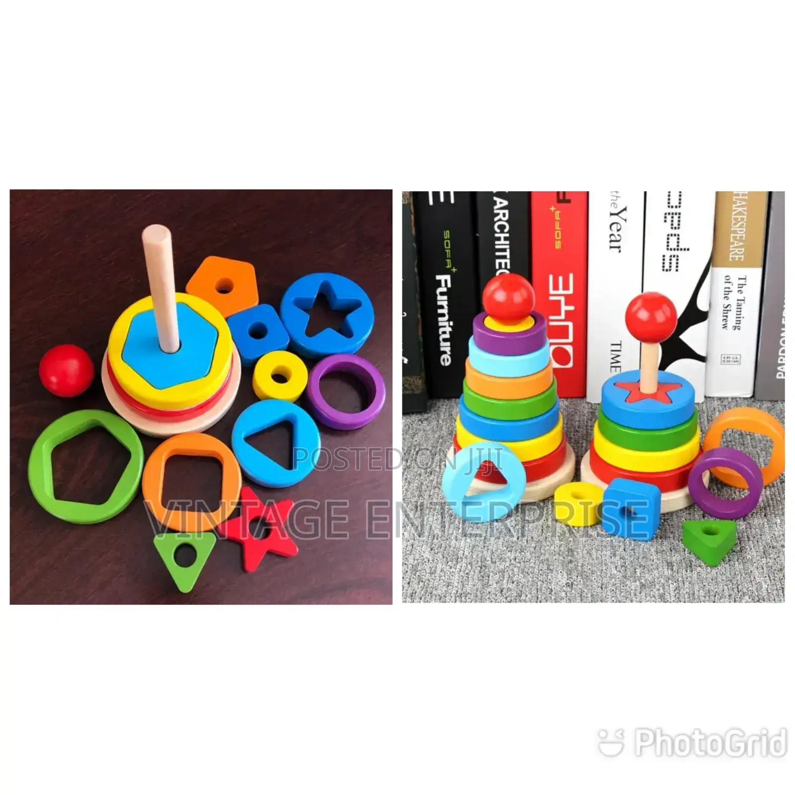 *Wooden Rainbow Tower*