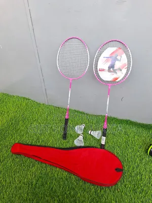 Tennis Badminton Racket With 2 Rackets and 3 Shuttlecocks