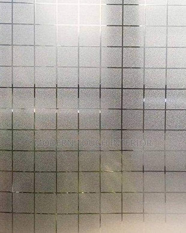 Squared Frost Window Film - main view