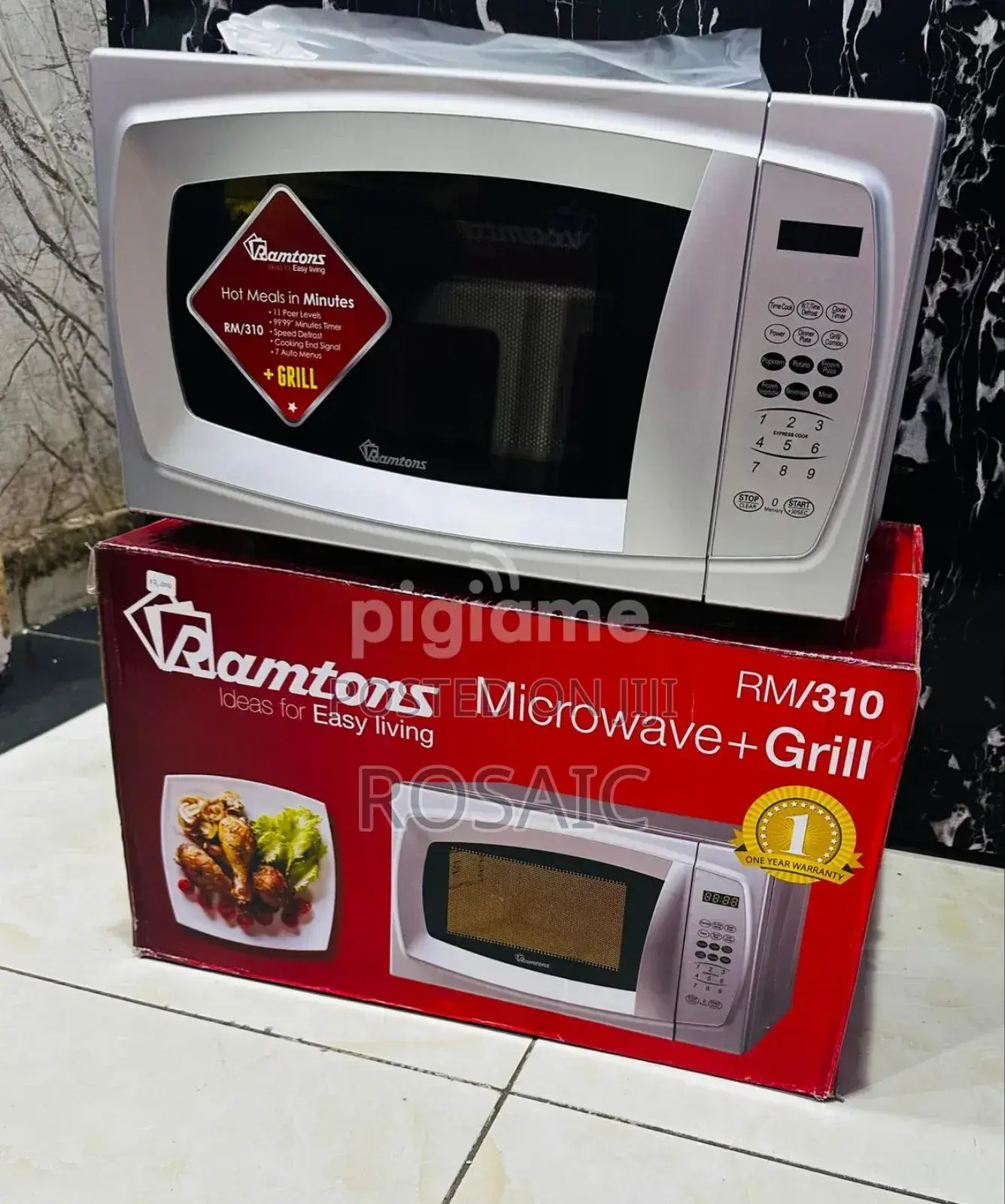 Ramtons Microwave Digital 20litres With Grill RM310