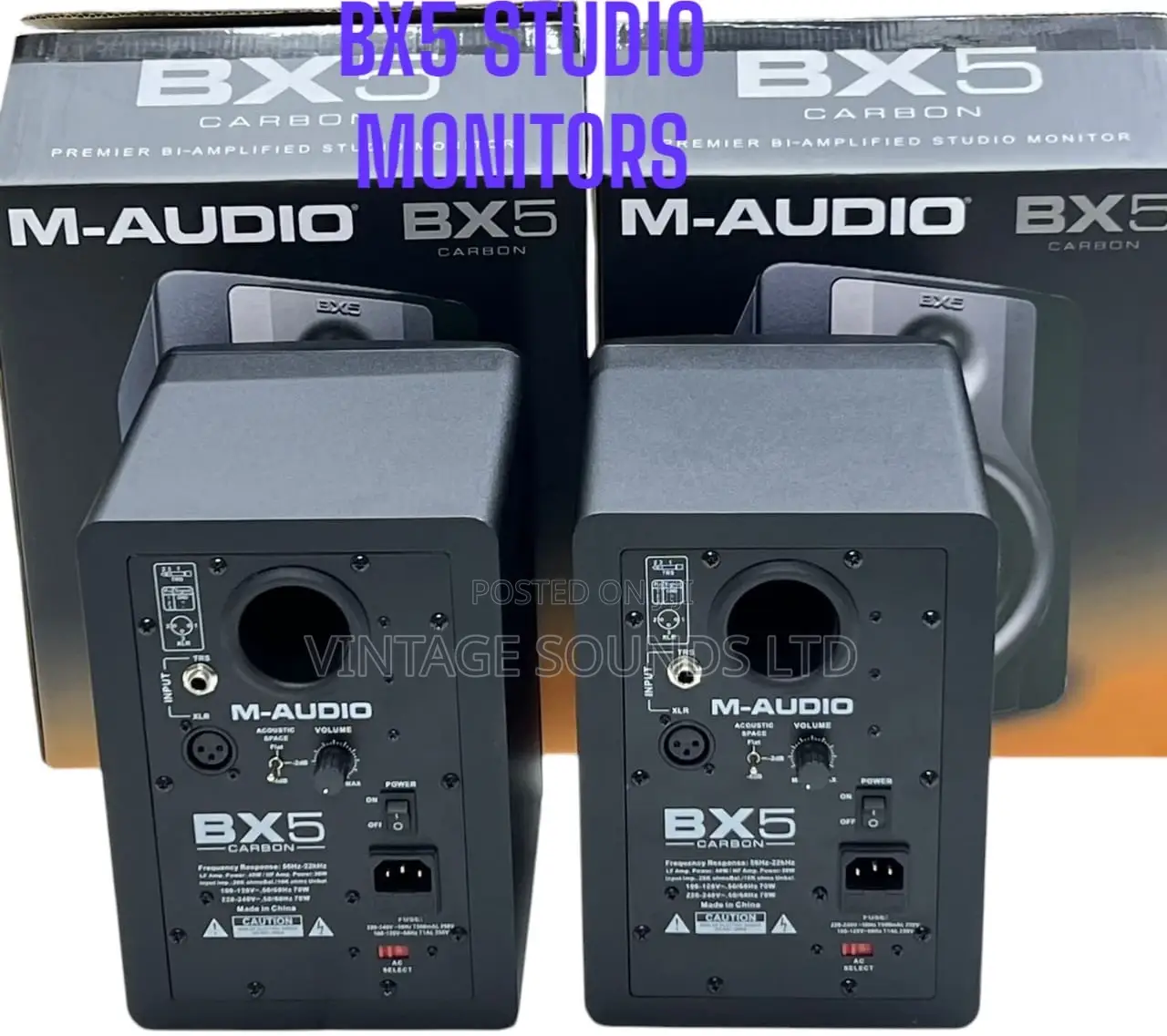 Bx5 Carbon Compact Studio Monitors