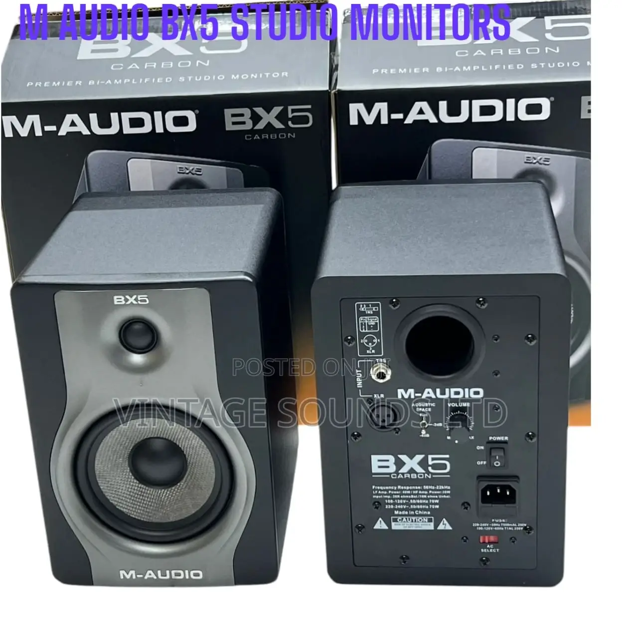 Bx5 Carbon Compact Studio Monitors ( Gray )