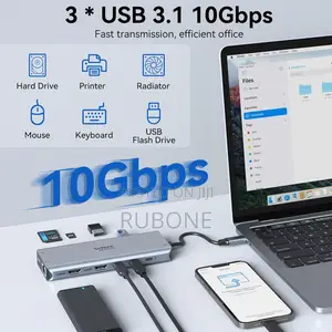 Selore USB C Laptop Docking Station Dual Monitor