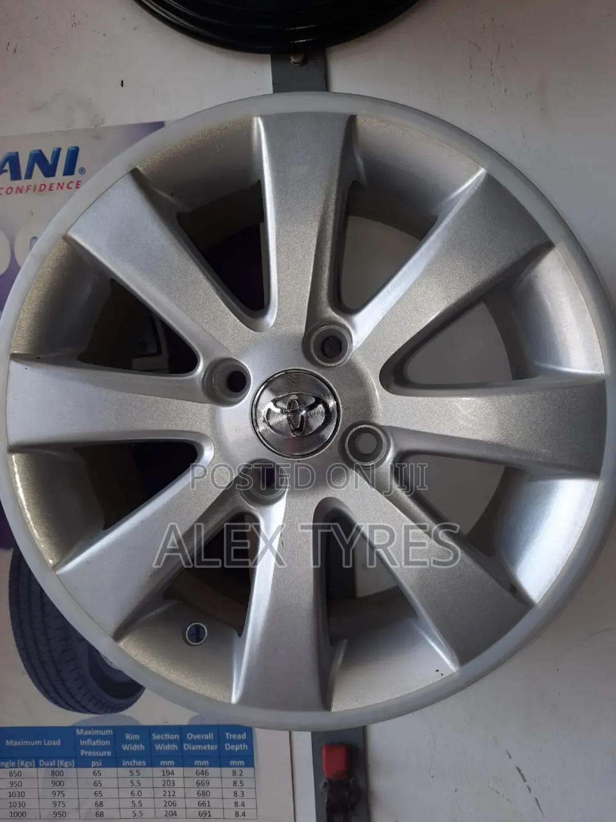Size 14 Inches Toyota Cars Rims Set