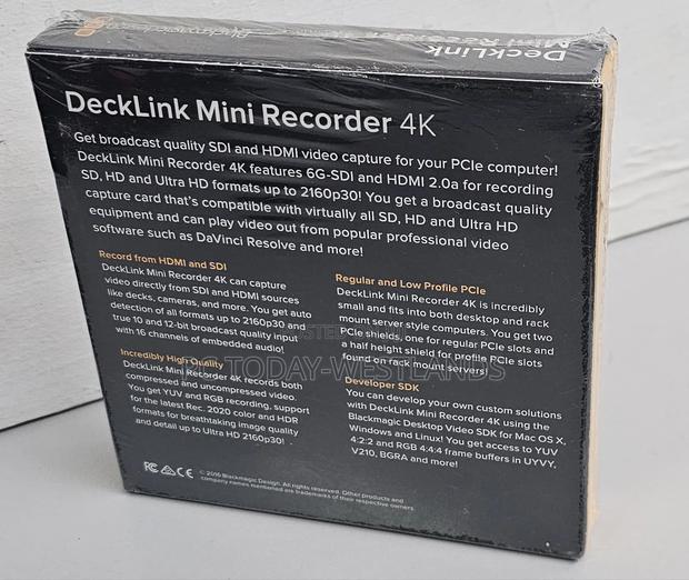Blackmagic Design Decklink Mini Recorder (BDLKMINIREC4K) - thumbnail 4