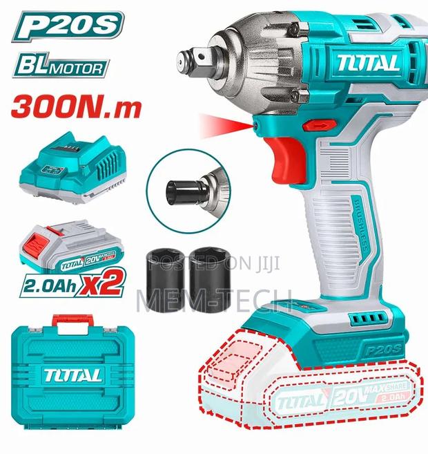 TOTAL TIWLI2038 Lithium-Ion Impact Wrench 20V