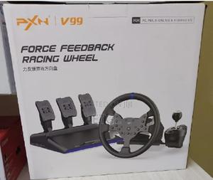 PXN V99 Force Feedback Steering Wheel Pc,Xbox - thumbnail 2