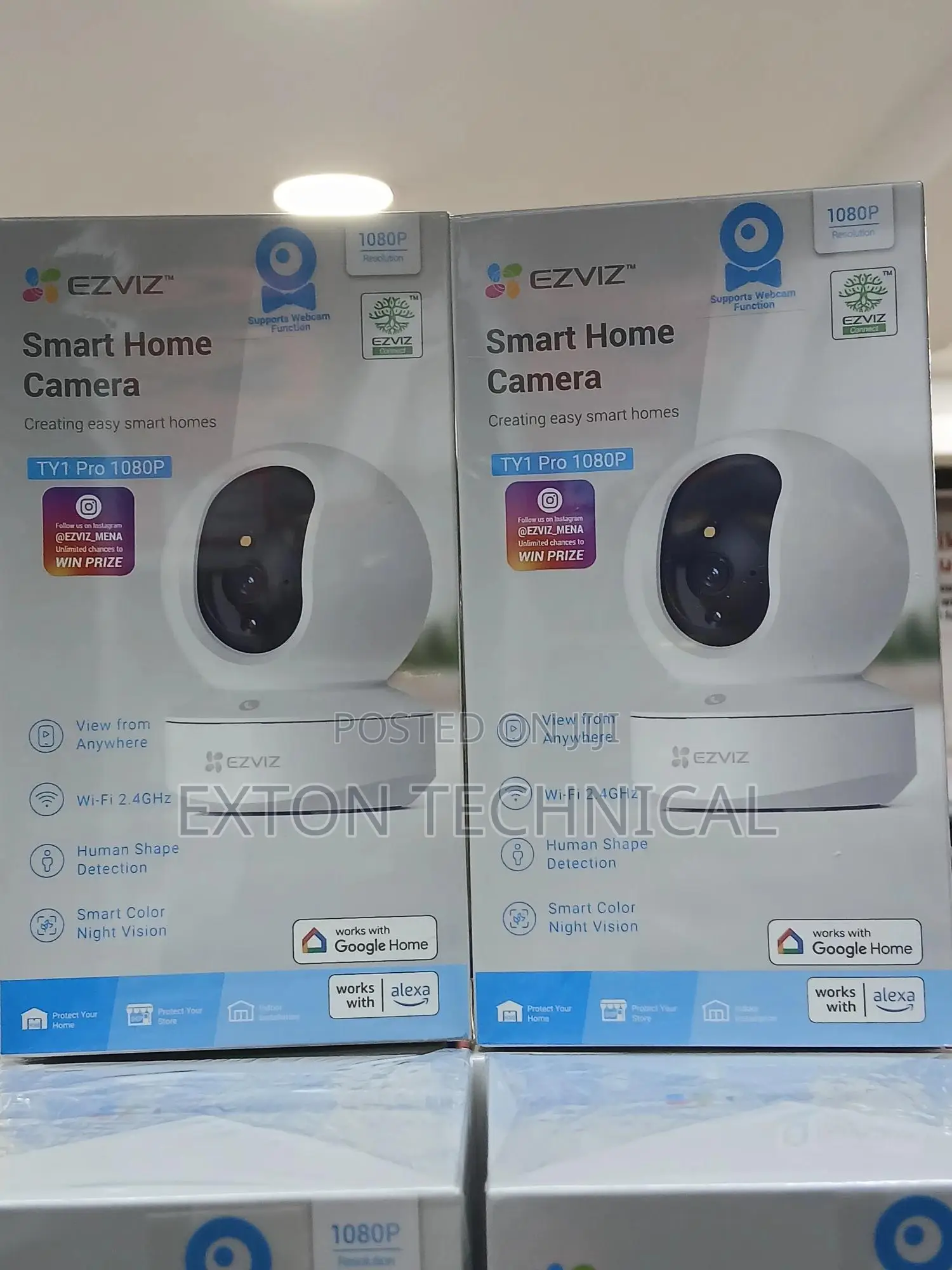 1080P Ezviz Ty1 Smart Wi-Fi Camera `Ty1`Motion Tracker