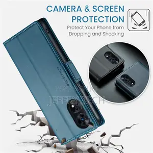 OPPO Reno8 T 4G Wallet Leather Buckle Case Blue