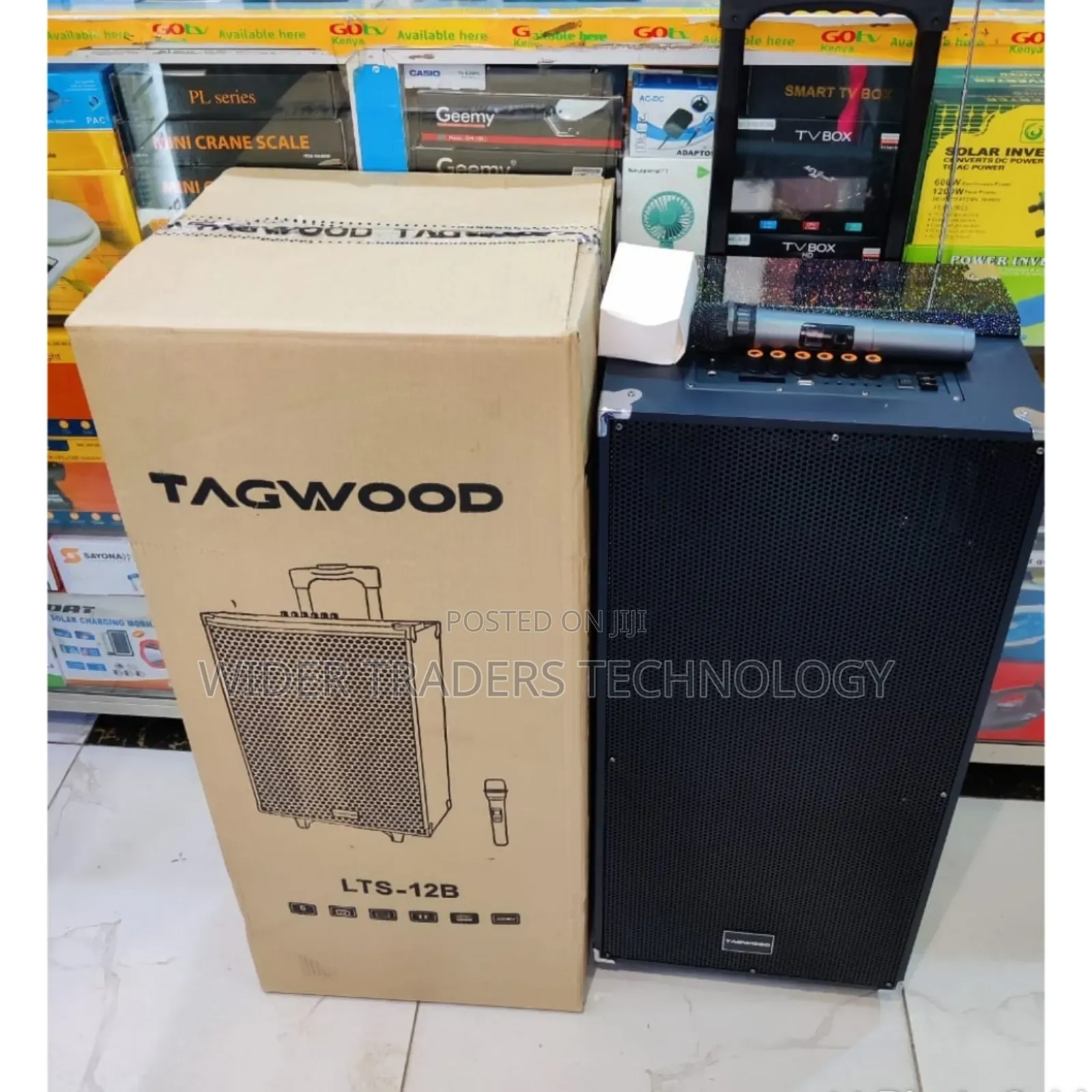 *Tagwood 12" 12B Rechargeable Portable Speaker*
*Has Double