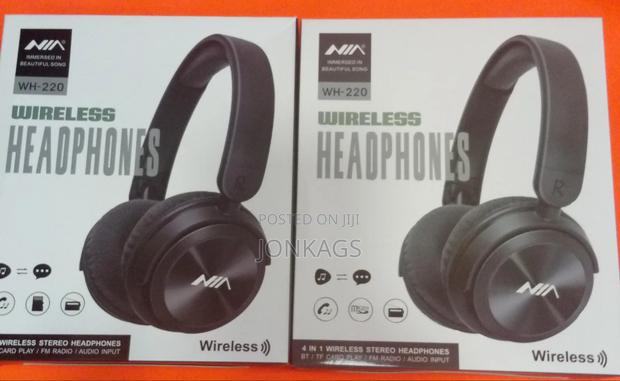 NIA Wire Headphones With Radio and Memory Card Slot
