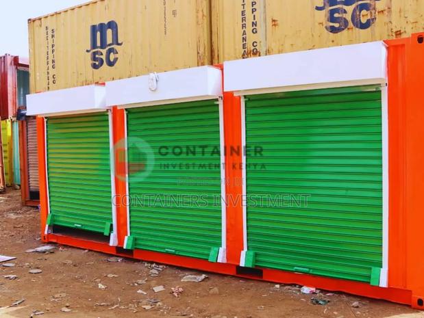 20ft Empty Container - 3 Shops- Repurposed 20ft Container - main view