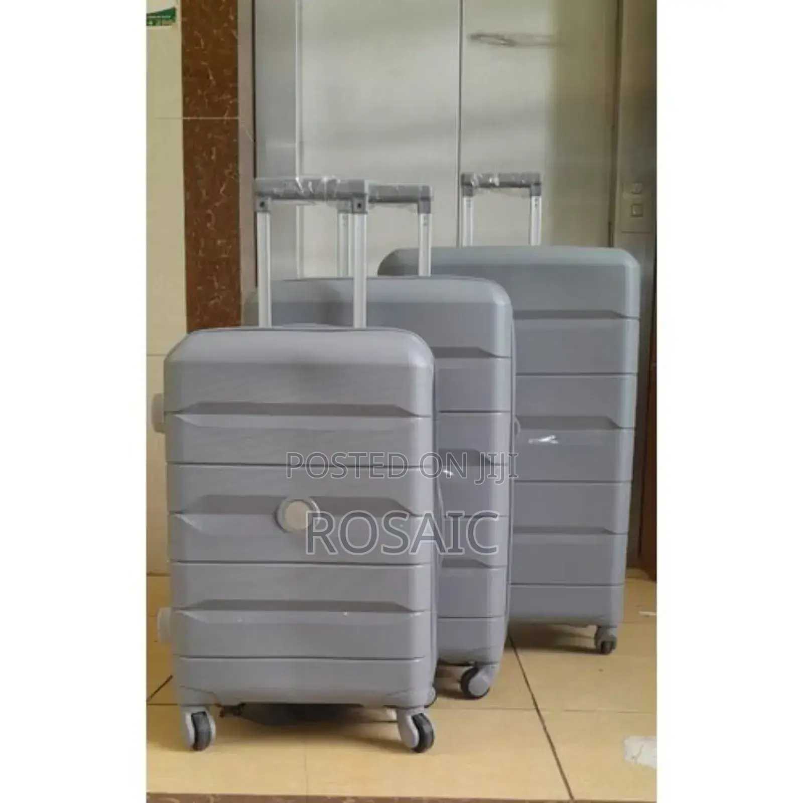 3 in 1 Unbreakble Laxurious Rubber Suitcase Briefcase