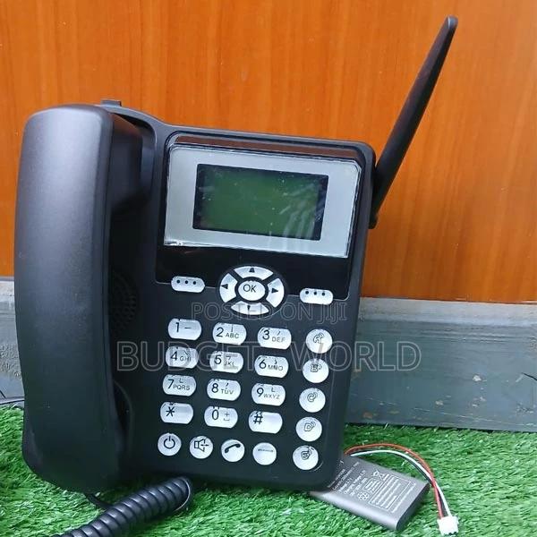  at GSM SIM Card Classic Fixed Wireless Desk Phone - Handfree