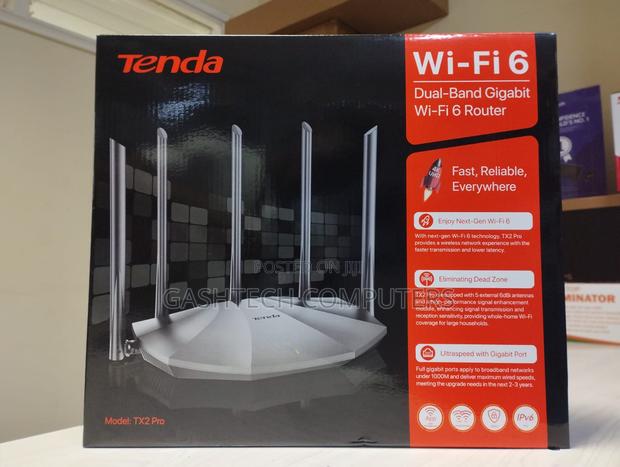 Tenda TX2 Pro Dual-Band Gigabit Wi-Fi 6 Router - main view