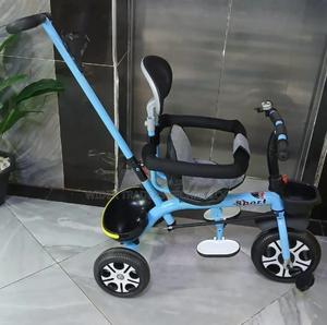 Push Tricycle With Detachable Handle Blie - main view