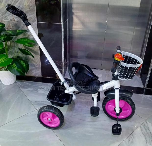 Push Tricycle Pink - main view