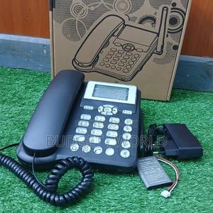 Desk Top Phone - Handfree,SMS,Rechargeable Battery - thumbnail 2