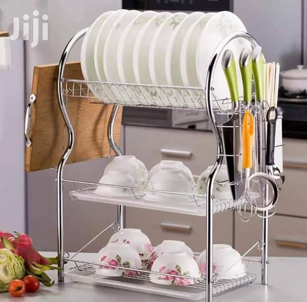 3 Tier Stainless Dish Rack - main view