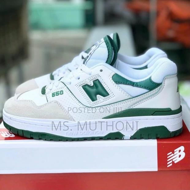 New Balance 550 ‘White Gray*/ White Green - thumbnail 7