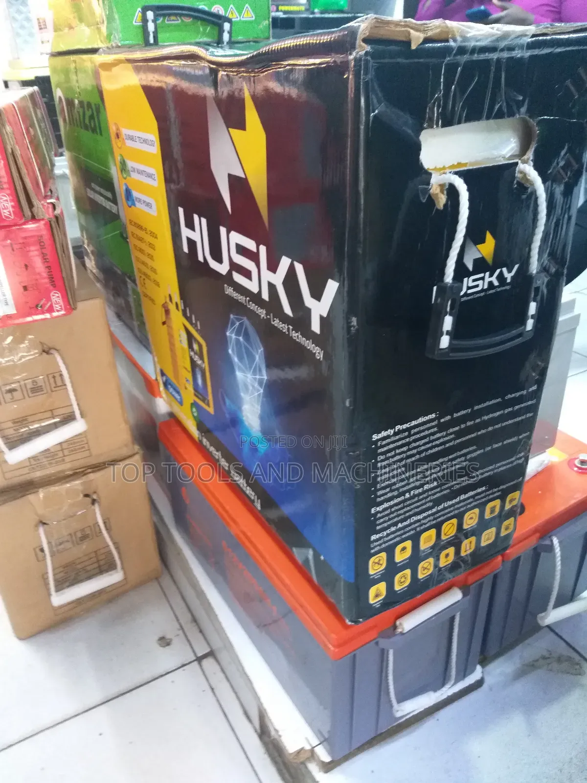 Affordable Husky India 12V250AH Tall Tubular Battery