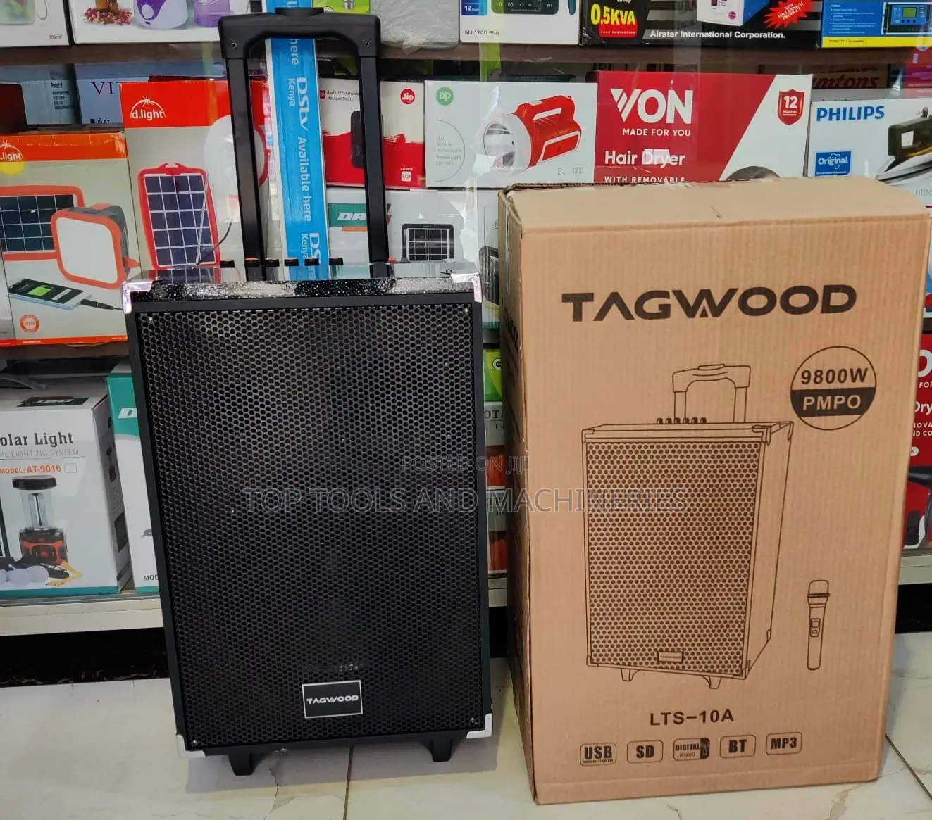 TAGWOOD LTS-10a Trolley Speaker, Microphone